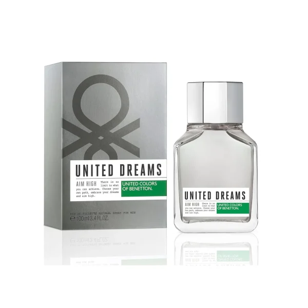 BENETTON UNITED AIM HIGH MEN 3.4 OZ. EDT