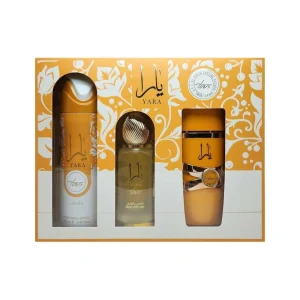 SET LATTAFA YARA TOUS WOMEN ( 3 PC) 3.4 OZ EDP / 6.8 OZ DEO / 1.7 OZ HAIRMIST