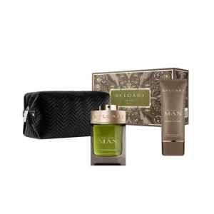 SET BVLGARI MAN WOOD ESSENCE MEN ( 3 PC ) 3.4 OZ EDP SP / 3.4 OZ ASB /POUCH