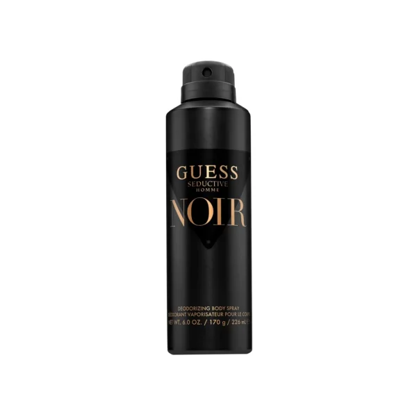 BODY SPRAY GUESS SEDUCTIVE HOMME NOIR MEN 6.0 OZ. SP