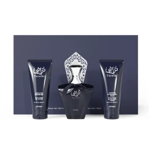 AFNAN TURATHI MEN ( 3 PC )3.0 OZ EDP SP / 3.4 OZ SG /3.4 OZ ASB