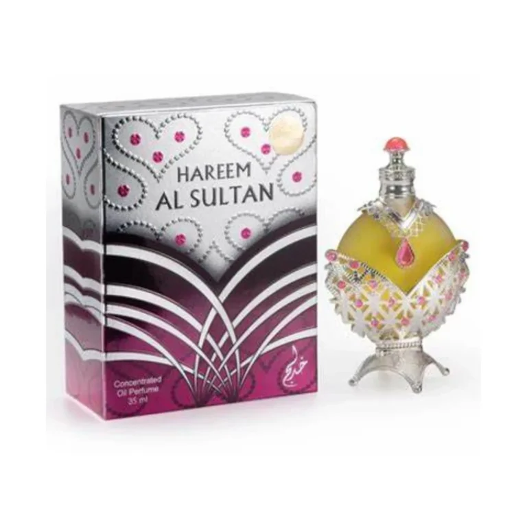 KHADLAJ HAREEM SULTAN SILVER UNISEX CONCENTRATED OIL PERFUME 1.18 OZ OIL