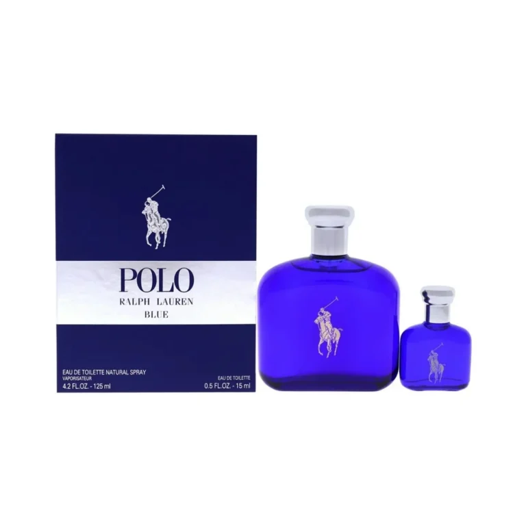 SET RALPH LAUREN POLO BLUE MEN 2 PCS 4.2 OZ. EDT / 15 ML