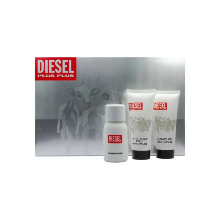 SET DIESEL PLUS PLUS MEN 3PC SET 2.5 EDT + 2.5 DEO+1.0 EDT