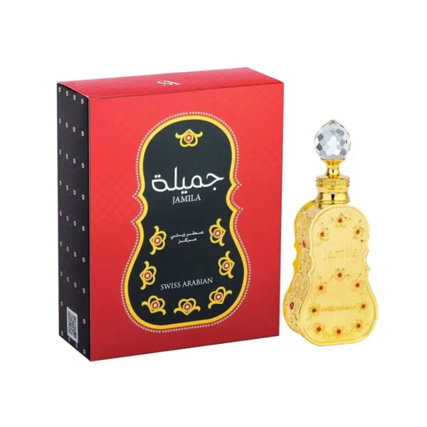 SWISS ARABIAN JAMILA CONCENTRATION WOMEN PERFUME OIL 0.5 OZ