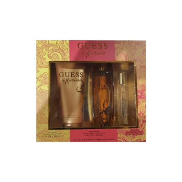 SET GUESS MARCIANO WOMEN ( 3 PC ) 3.4 OZ EDP / 6.7 OZ BL / MINI